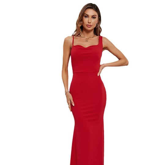 Damen Figurbetontes Abendkleid mit elegantem Schnitt EB