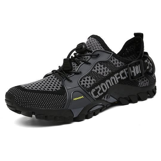Damen Leichte und flexible Outdoor-Sneaker mit atmungsaktivem Mesh-EB
