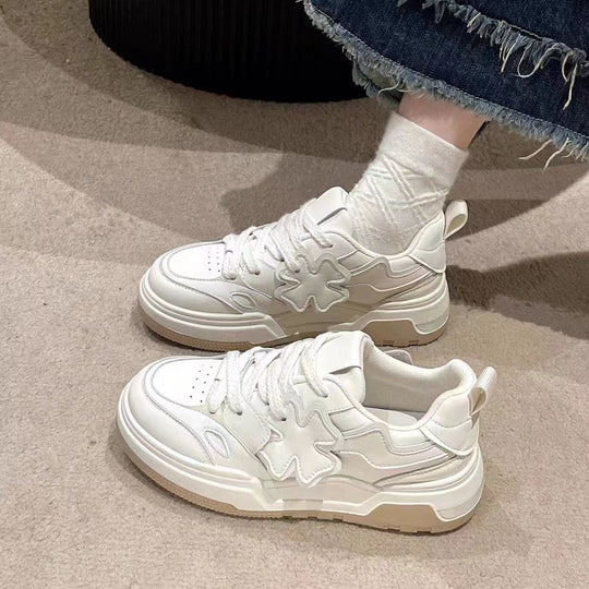 Damen Trendige Sneakers mit modischem Sternen-Design EB