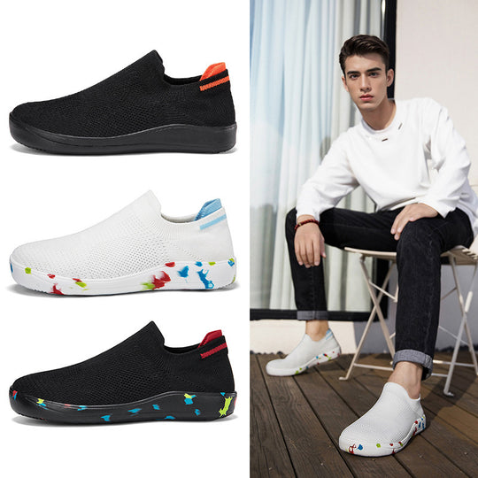 Damen Komfortable und luftdurchlässige Slip-On Sneakers EB