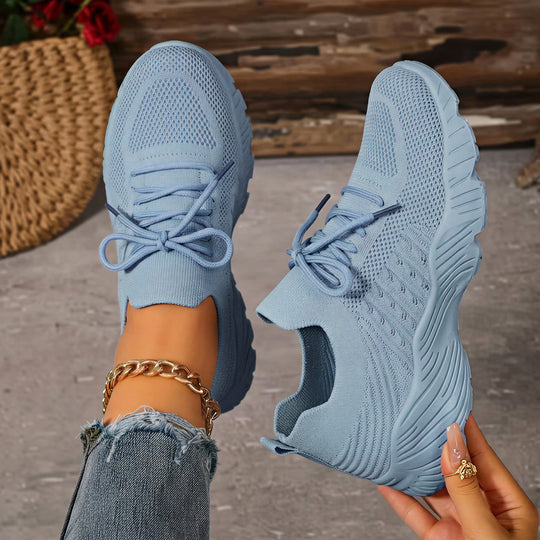 Damen Atmungsaktive sportliche Sneaker mit elastischem Obermaterial EB