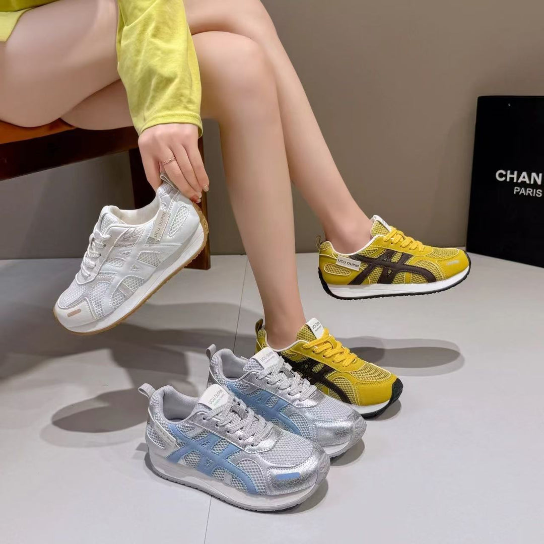Damen Sportliche Mesh-Sneaker mit dämpfenden Eigenschaften und modernem Design EB