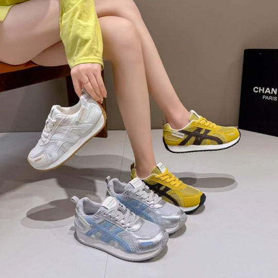Damen Sportliche Mesh-Sneaker mit dämpfenden Eigenschaften und modernem Design EB