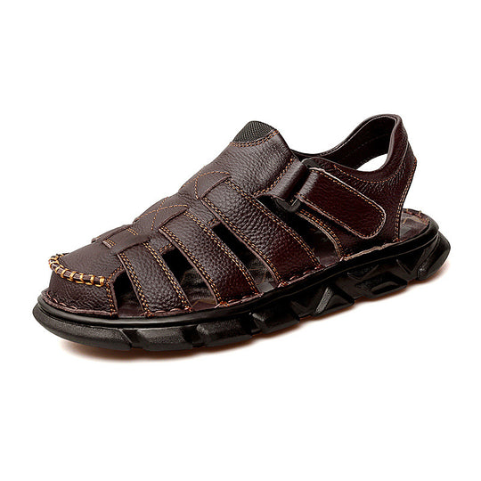 Herren Sportliche Sandalen mit verstellbarem Riemen und rutschfester Sohle EB