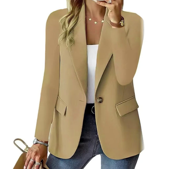 Damen Eleganter Blazer mit klassischem Schnitt und Taschen EB