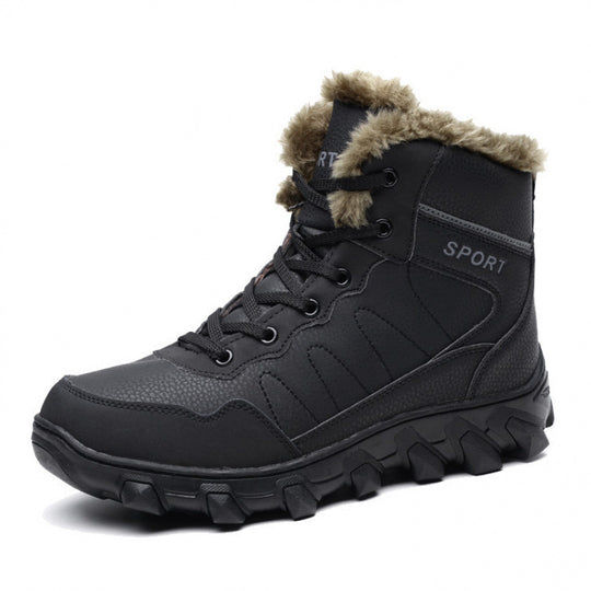 Damen Sportliche Winterwanderstiefel mit isolierendem Futter und rutschfester Sohle EB