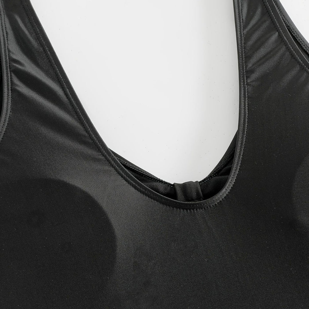 Damen Einteiliger Badeanzug mit modischem Cut-Out-Design EB