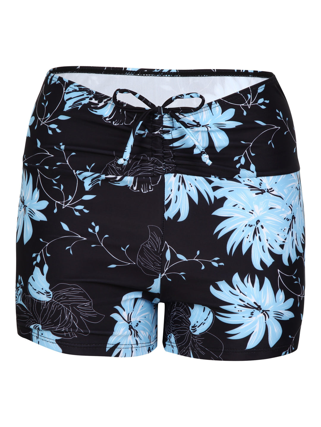 Damen Bikini-Höschen mit hohem Bund und raffinierten Rüschendetails EB