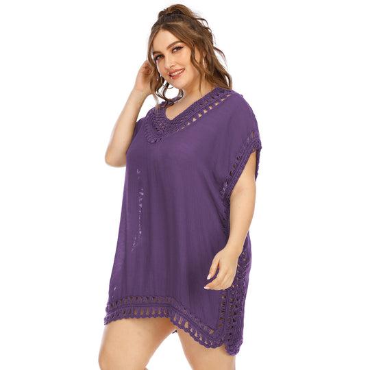Damen eleganter häkeln Strandüberwurf EB