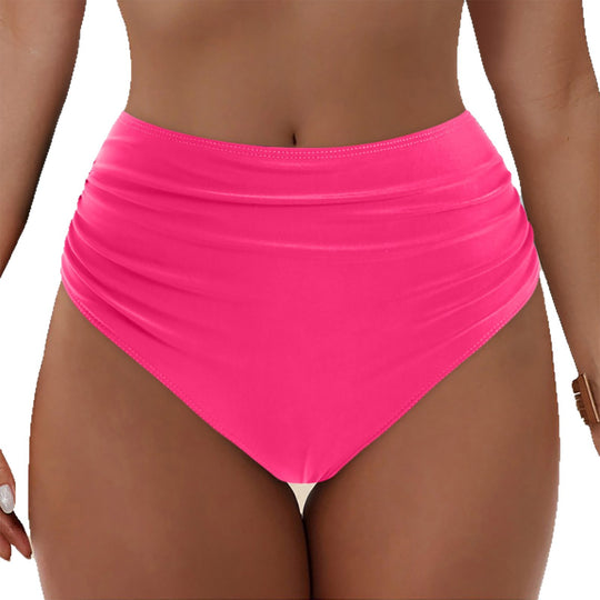 Damen Hochgeschnittenes Bikini-Höschen mit Rüschendetails EB