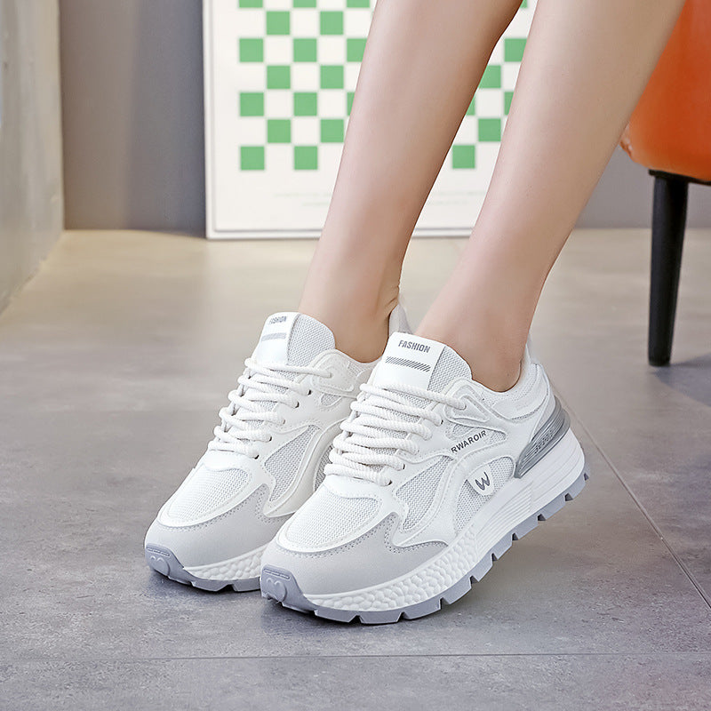 Damen Sportliche Sneakers mit atmungsaktivem Obermaterial und komfortabler Dämpfung EB