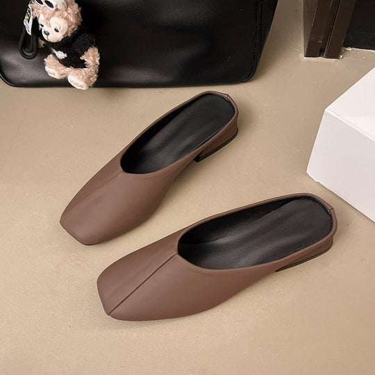 Damen elegante Mules mit modernem spitz zulaufendem Design EB