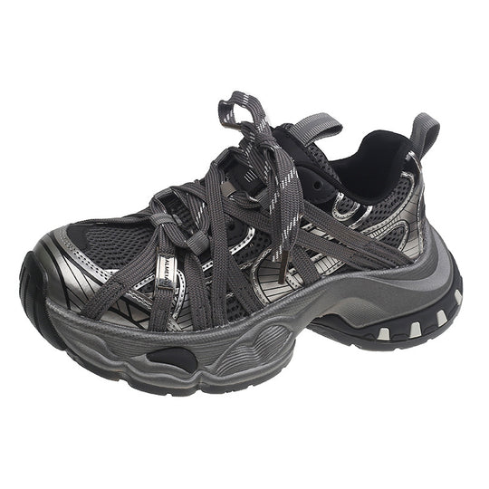 Damen Sportliche Sneaker mit atmungsaktivem Obermaterial und dämpfender Sohle EB