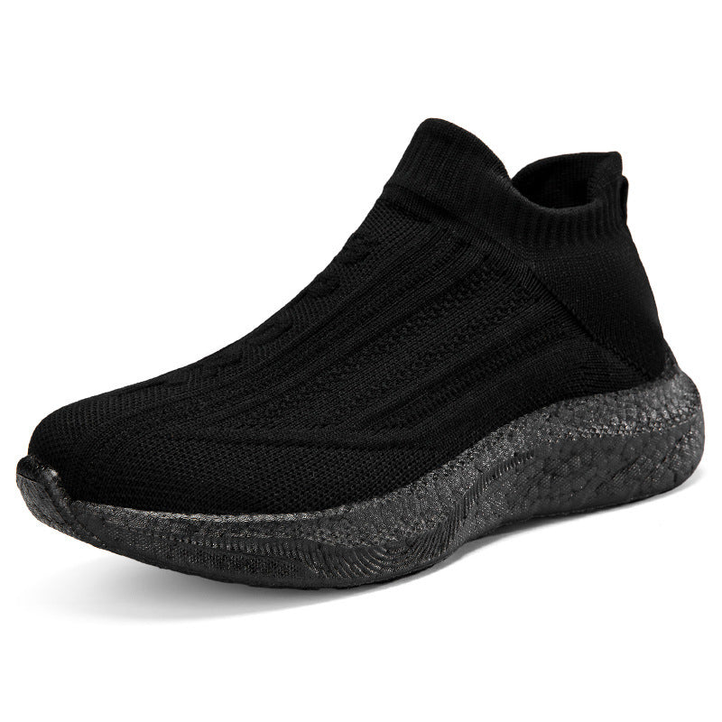 Damen Strick-Sneaker mit rutschfestem Profil und atmungsaktiver Obermaterialstruktur EB