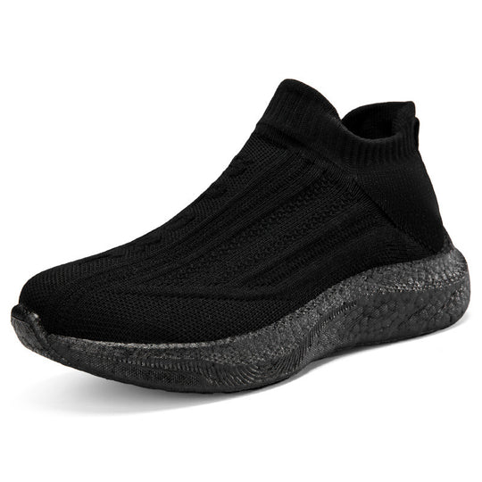 Damen Strick-Sneaker mit rutschfestem Profil und atmungsaktiver Obermaterialstruktur EB