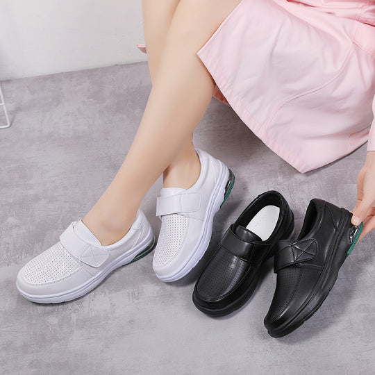 Damen Komfortable Sneakers mit elastischem Klettverschluss und atmungsaktiver Sohle EB