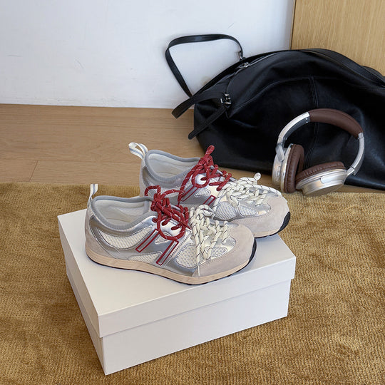 Damen Sportliche Freizeitschuhe mit atmungsaktiver Netzstruktur und flexiblem Profil EB