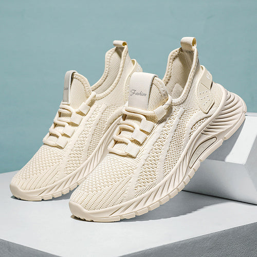 Damen Atmungsaktive Freizeit Sneakers mit rutschfester Sohle EB