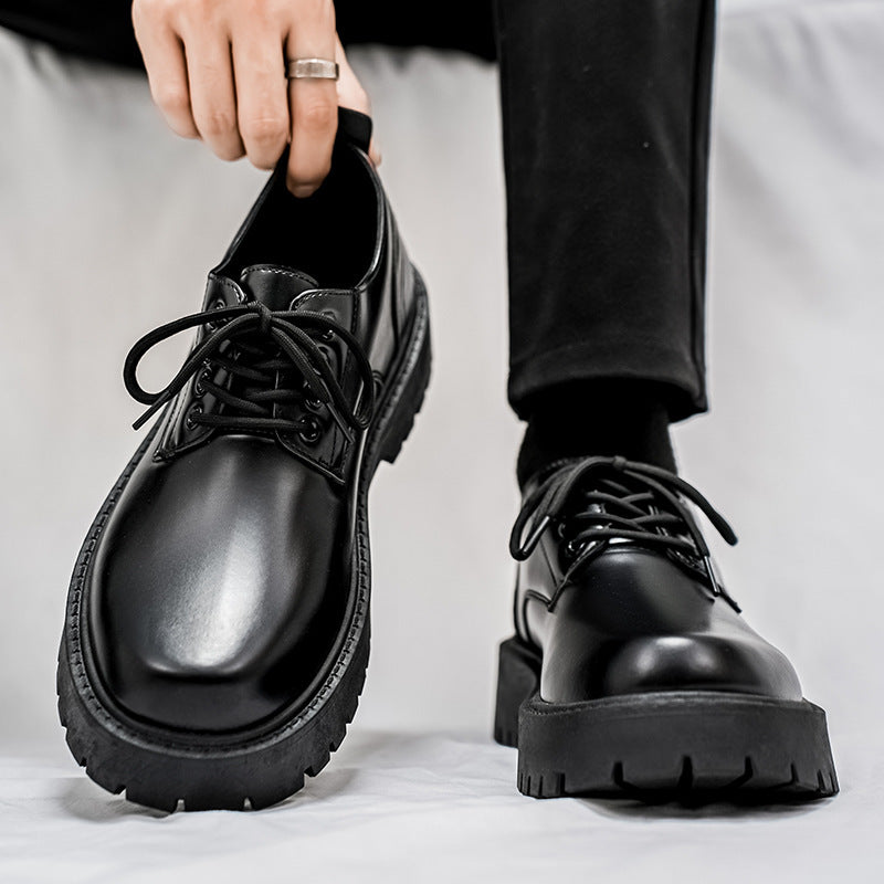 Herren Modische Schnürschuhe mit rutschfester Sohle und verstärktem Profil EB