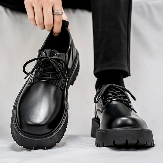 Herren Modische Schnürschuhe mit rutschfester Sohle und verstärktem Profil EB