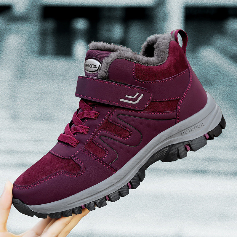 Damen Winterliche Trekkingstiefel mit rutschfester Sohle und isolierendem Futter EB