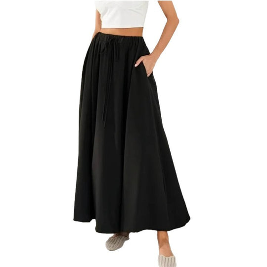 Damen Maxi-Rock im floralen Design mit elastischem Bund EB