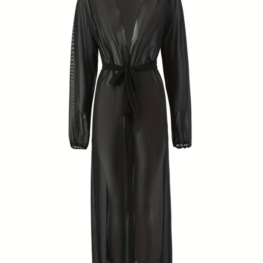 Damen Transparenter Maxikleid EB