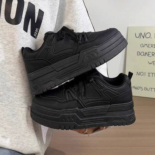 Damen Bequeme Sneakers mit rutschfester Sohle und Warmfutter EB