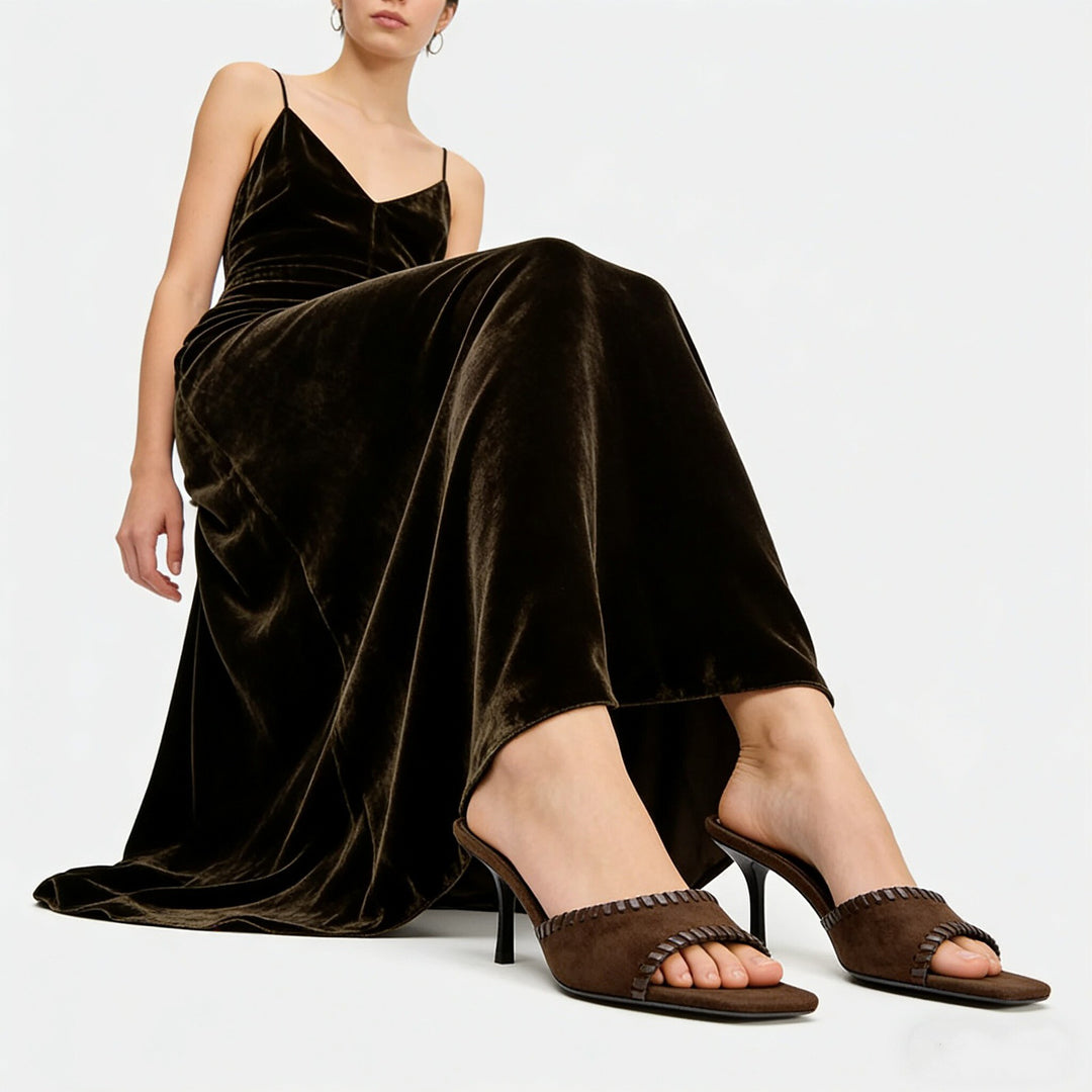 Damen Elegante Sling-Pumps mit verziertem Riemendesign EB