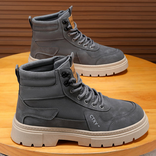 Damen robuste High-Top Sneakers mit stilvollem Design und rutschfester Sohle EB