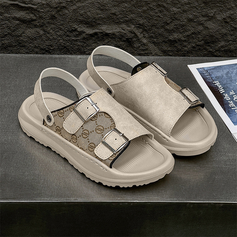 Damen Komfortable Riemensandalen mit verstellbaren Schnallen EB