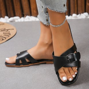 Damen elegante und komfortable Riemensandalen EB