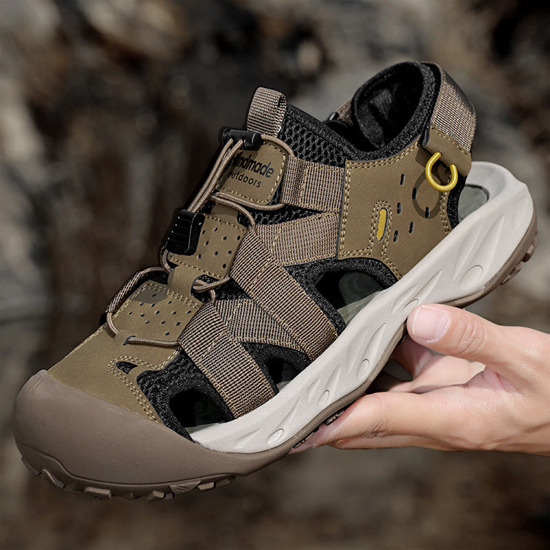 Damen Outdoor-Sandalen mit verstellbarem Riemen und rutschfester Sohle EB