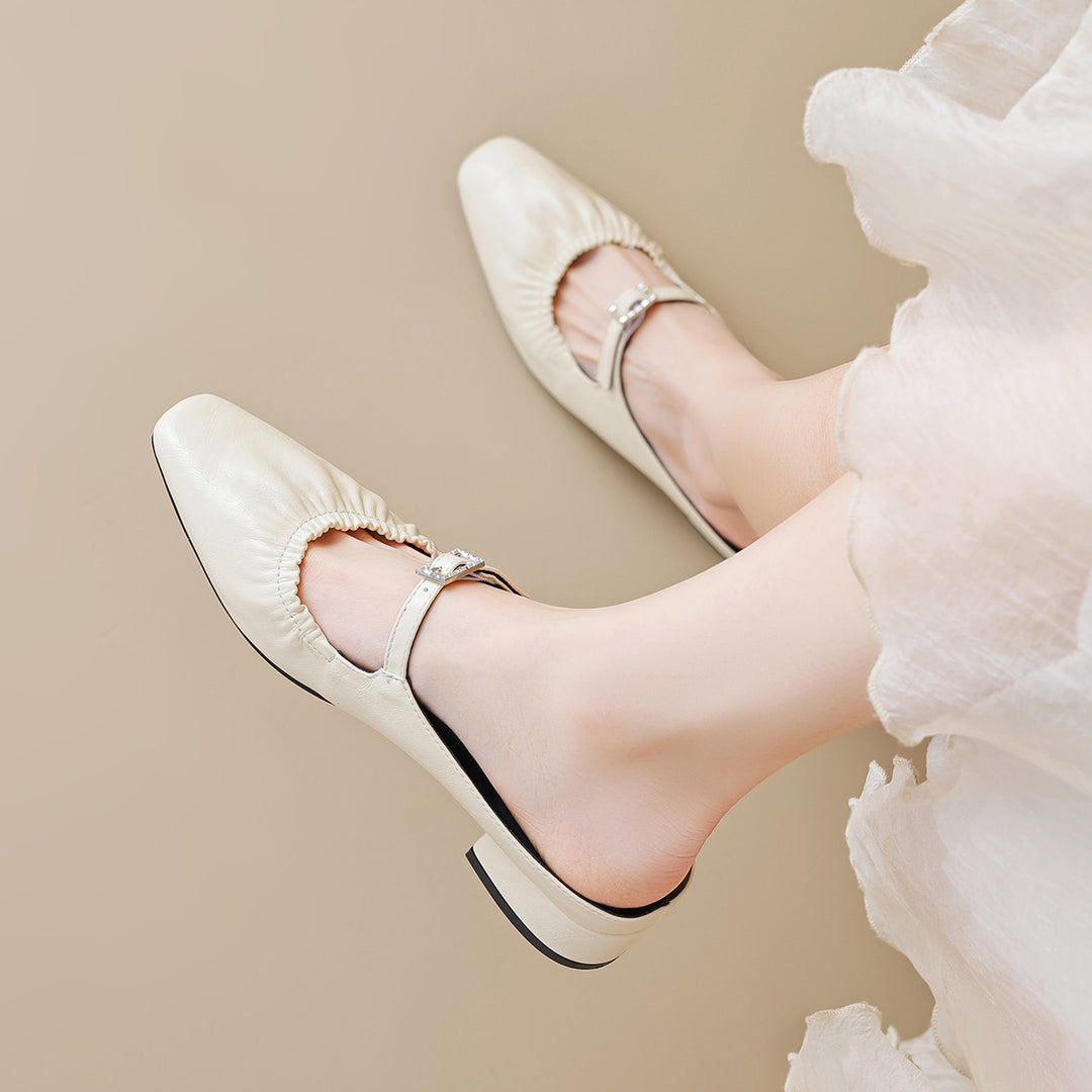 Damen Slipper mit verstellbarem Riemen EB