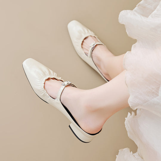 Damen Slipper mit verstellbarem Riemen EB