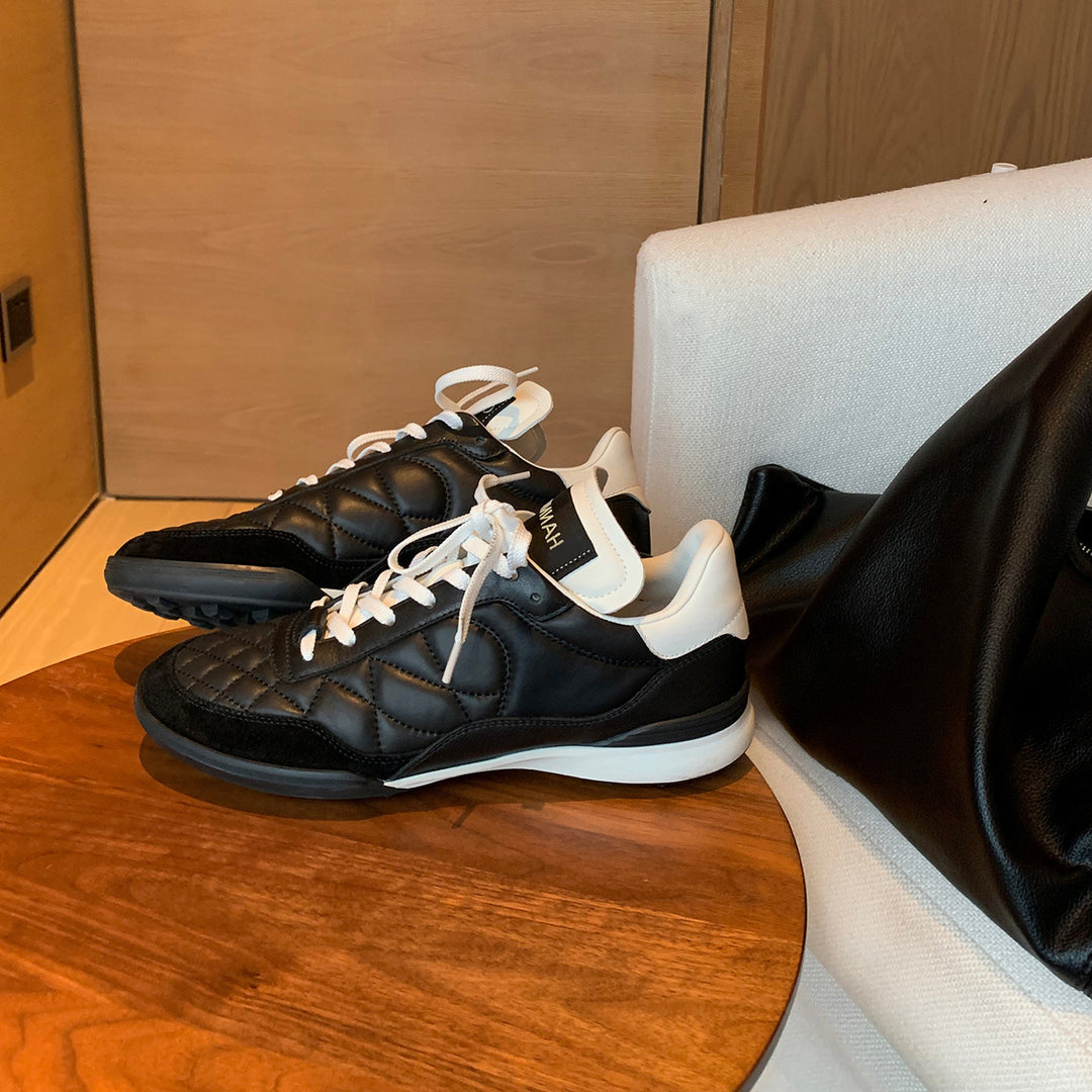 Damen Sportliche Sneaker mit gepolsterter Sohle und strukturiertem Obermaterial EB