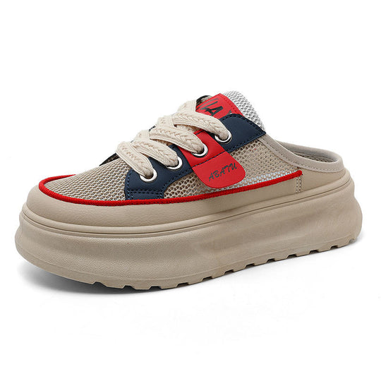Damen Slip-On Sneakers mit atmungsaktivem Mesh-Obermaterial und modischem Design EB