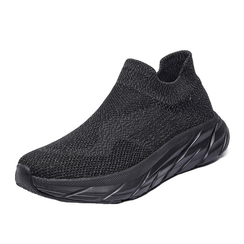 Damen Bequeme und flexible Slip-On Sportschuhe mit atmungsaktivem Obermaterial EB