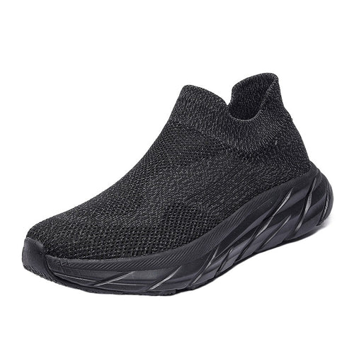 Damen Bequeme und flexible Slip-On Sportschuhe mit atmungsaktivem Obermaterial EB