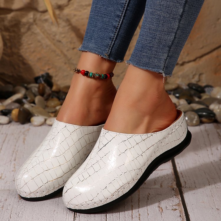 Damen Clogs mit modernem Camouflage-Design und bequemer Fußbettung EB