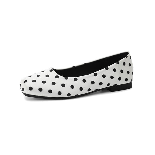 Damen Ballerinas mit verspieltem Punktedesign und bequemem Fußbett EB