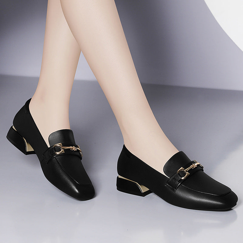 Damen Ballerinas mit modischem Schnallen-Detail EB