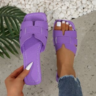 Damen modische Strand-Sandalen mit schickem Riemendesign EB