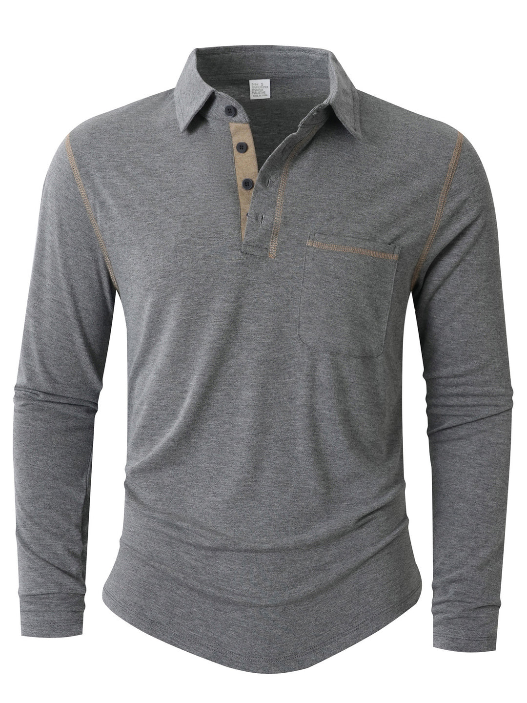 Herren Langarm Poloshirt EB