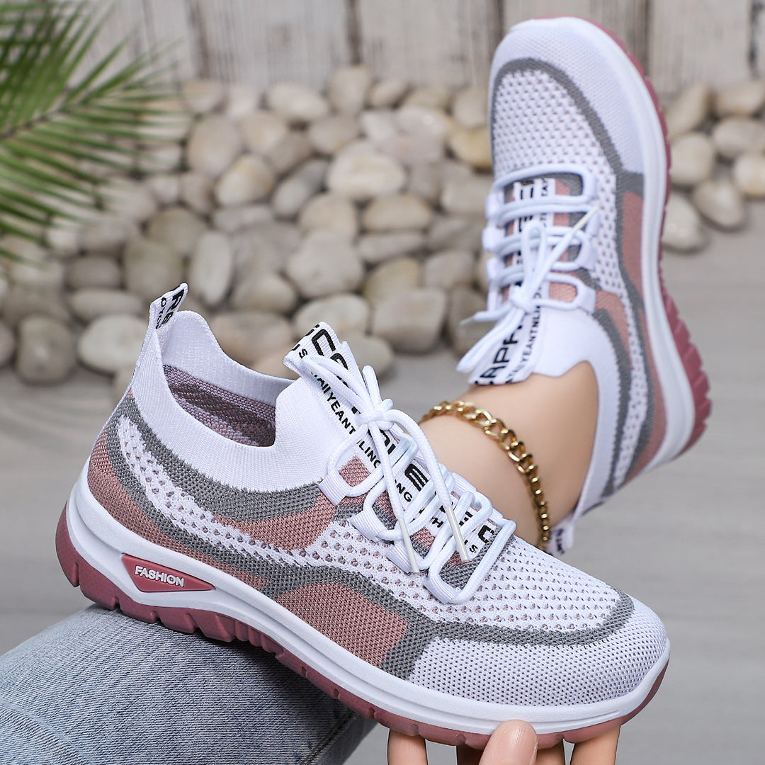 Damen Hochwertige und bequeme Laufschuhe mit atmungsaktiver Netzstruktur EB