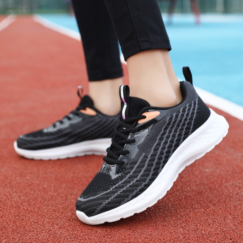 Damen Leichte Laufschuhe mit atmungsaktivem Obermaterial und stoßdämpfender Sohle EB