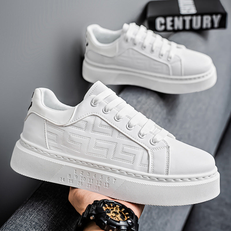 Damen Sneakers mit einzigartigem geometrischem Design und gepolsterter Sohle EB