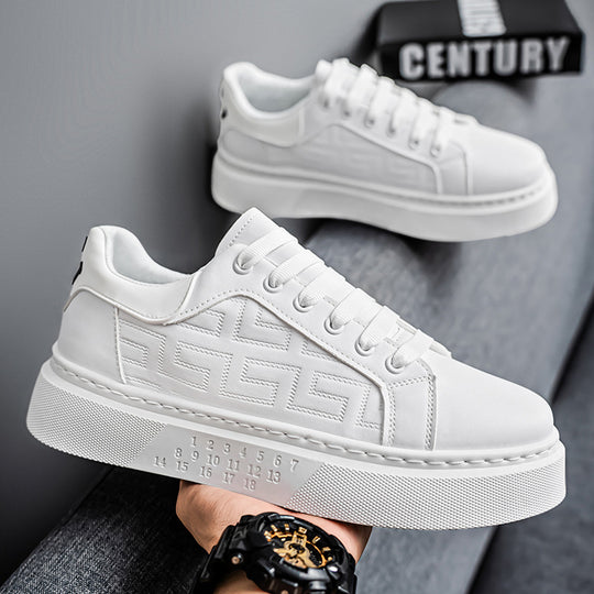 Damen Sneakers mit einzigartigem geometrischem Design und gepolsterter Sohle EB