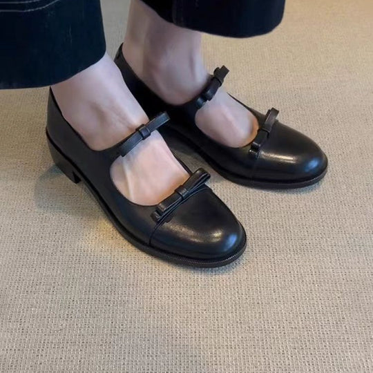 Damen elegante Mary Jane Schuhe mit komfortablem Riemenverschluss und hochwertiger Lederverarbeitung EB