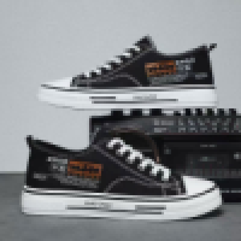 Damen Lässige Canvas-Sneaker mit beschichteter Oberfläche EB